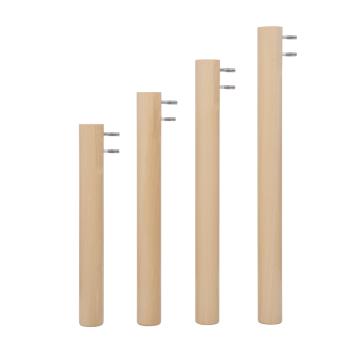 FLO Runde Tischbeine, 4er Set, TH 46 cm