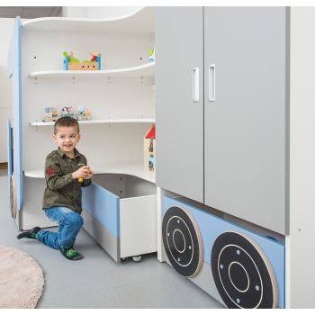 Spiel- und Leseecke Lastwagen