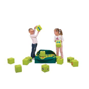 Schaumstoffwürfel mit Zahlen, 24er-Set