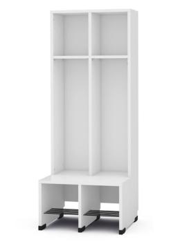 Garderobe Tropfen 2, SH 31 cm, weiss