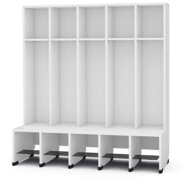 Garderobe Tropfen 5, SH 31 cm, weiss