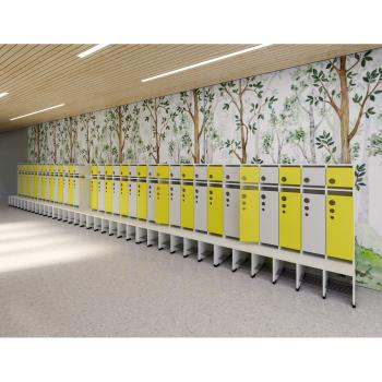 Garderobe Tropfen 6, SH 31 cm, weiss