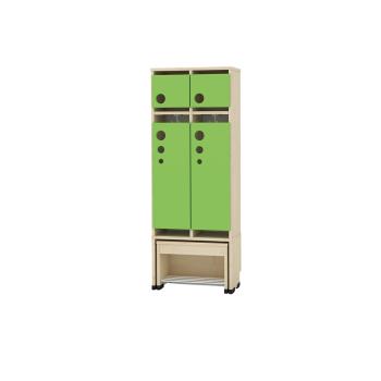Garderobe Tropfen mit ausziehbarer Bank 2, SH 31 cm