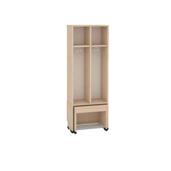 Garderobe Tropfen mit ausziehbarer Bank 2, SH 35 cm