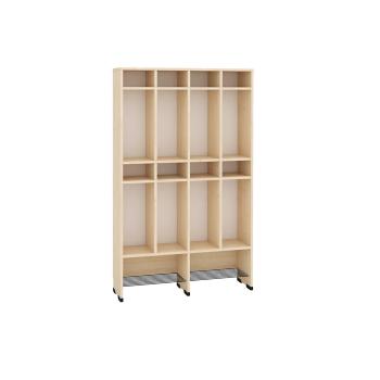 Garderobeschrank Tropfen, 8 Fächer