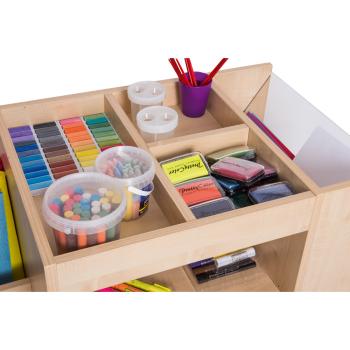 Materialwagen für Bastelecke