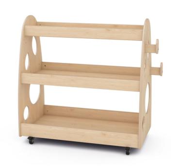 Echtholz Zubehörwagen