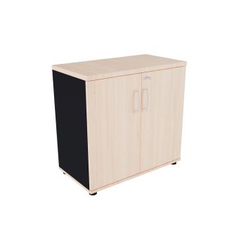 Basic Schrank H 78, anthrazit, Front Akazie