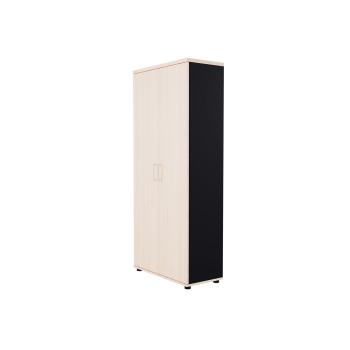 Basic Hochschrank H 183, anthrazit, Front Akazie