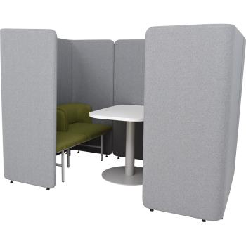Agora Meetingbox, 4-Sitzer mit freistehendem Tisch