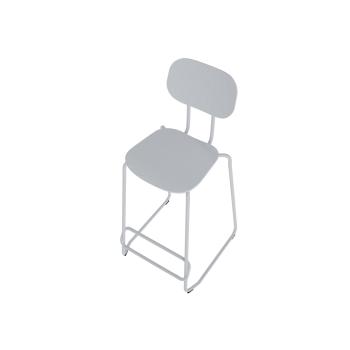 Hocker New School, hellgrau