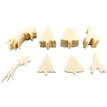 Schaumstoffrohlinge - Weihnachten 2, 40 Stck.