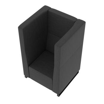 Universum Einsitzer, H 133 cm, 2 Lehnen, Bezug KG (899028-T2-B2LP)