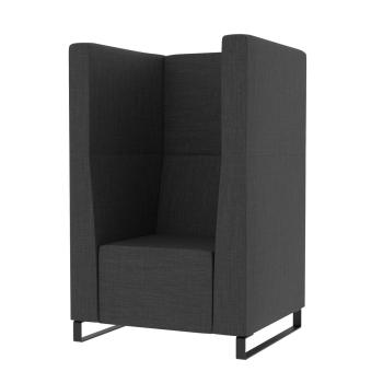 Universum Einsitzer, H 133 cm, 2 Lehnen, Bezug KG (899028-T2-B2LP)
