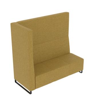 Universum Dreisitzer, H 163 cm, linke Lehne, Bezug KG (899030-T3-B3L-KG)
