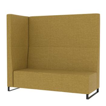 Universum Dreisitzer, H 163 cm, linke Lehne, Bezug KG (899030-T3-B3L-KG)
