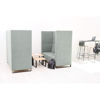 Universum Dreisitzer, H 163 cm, 2 Lehnen, Textil Kidglove