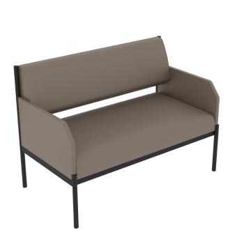 Nexa Sofa 2er, mit Armlehnen, Bezug BD (899086)