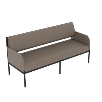 Nexa Sofa 3er, mit Armlehnen, Bezug BD (899087)