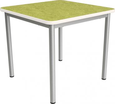Flüstertisch 5, 70 x 70 cm, Tischhöhe 71 cm - grün