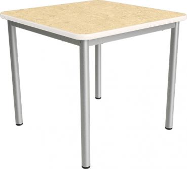 Flüstertisch PLUS 3, 70 x 70 cm, Tischhöhe 59 cm - beige
