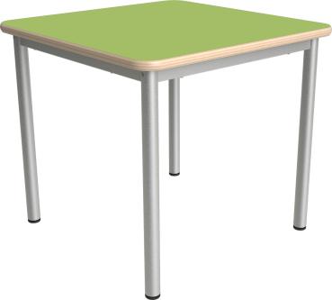 MILA Tisch 2 HPL, 70x70 cm Tischhöhe 52 cm - HPL grün