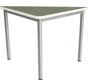 Flüstertisch PLUS 5, dreieckig, Seite 80 cm, Tischhöhe 71 cm - graphit