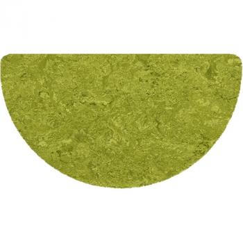 Flüstertisch 5, halbrund, Diagonale 160 cm, Tischhöhe 71 cm - grün