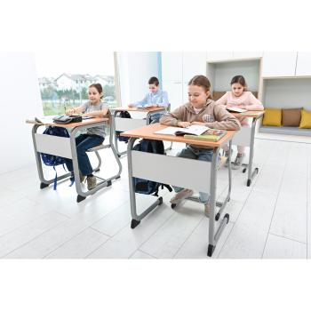 Schüler-Kufentisch IN-C, Einer (B9039)