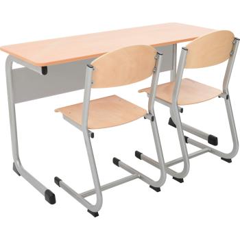 Schüler-Kufentisch IN-C, Zweier (B9040)