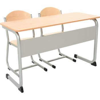 Schüler-Kufentisch IN-C, Zweier (B9040)