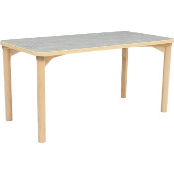 Tisch Marcus mit Holzgestell, 120 x 60 cm (B9062)