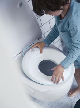 BabyBjörn Toilettensitz weiss/türkis