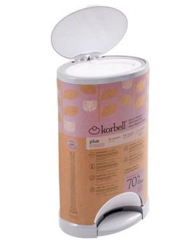 Korbell-Windeleimer Plus recycled 26 l, für ca. 60 Windeln