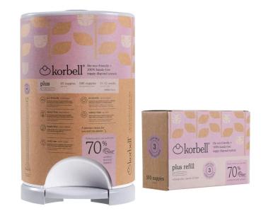 Korbell-Windeleimer Plus recycled 26 l, für ca. 60 Windeln