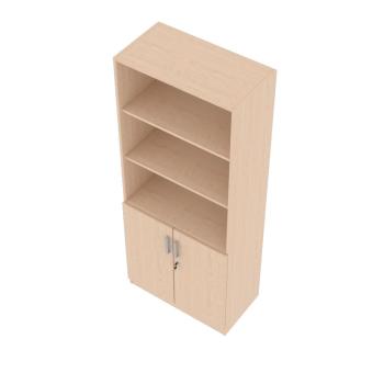 EXPO Kombi-Regal 185 mit Schrank, Ahorn E (D094322-05)