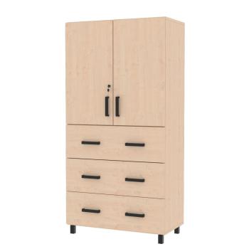 EXPO Schrank 152 mit 3 Schubladen, Ahorn E, (D094351-05)