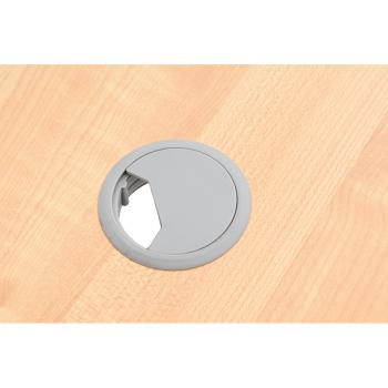 OPTO Schreibtisch 140, Beine schwarz, Ahorn E