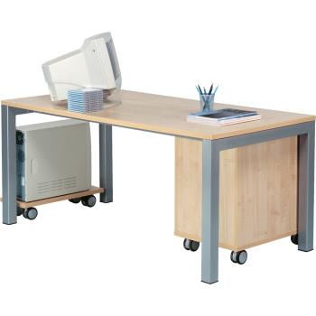 OPTO Schreibtisch 180 basic, , Ahorn E, ohne Kabeldurchführung