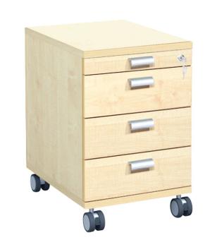 OPTO Rollcontainer mit 4 Schubladen