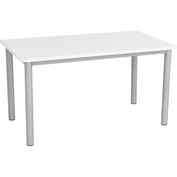 EXPO Konferenztisch, abgerundete Ecke links, weiss