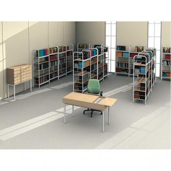 Mehrzweckregal, Basismodul - alufarben