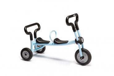 Laufrad Doppelsitz Active, blau