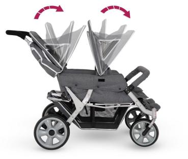 Cabrio Krippenwagen 4-Sitzer