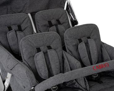 Cabrio Krippenwagen 4-Sitzer