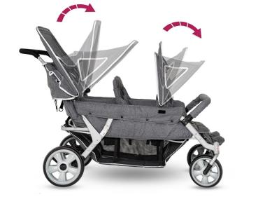 Cabrio Krippenwagen 6-Sitzer