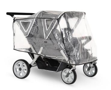 Regenverdeck für Kinderwagen 4-Sitzer