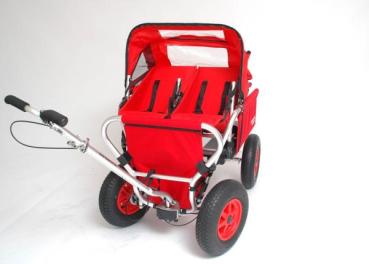 Abdeckung für Duo-Baby-Sitz, rot