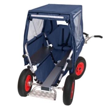 Bollerwagen Verdeck, blau
