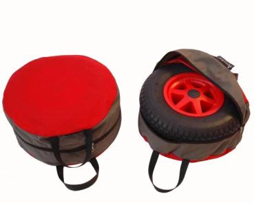 Rädertaschen (1Paar), rot